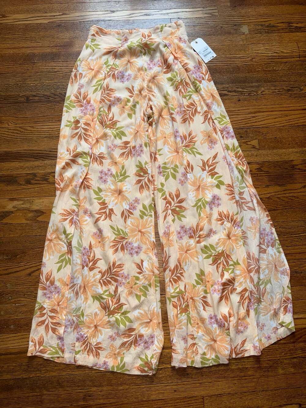 Billabong Split Spirit Floral Pant Peach Whip